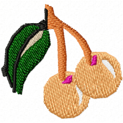 Cherry Embroidery Design 7 Cherry Embroidery Design 7